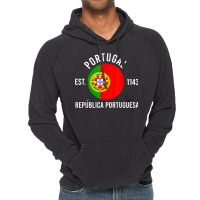 Potugal Independence Day Flag Est 1143 Souvenir Love Gift T Shirt Vintage Hoodie | Artistshot