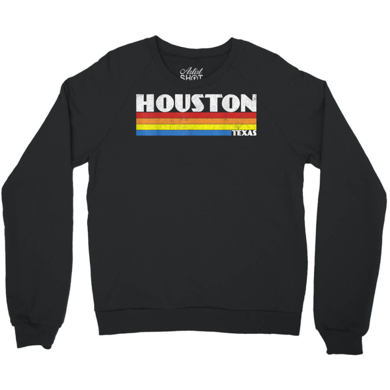 Retro 80s Texas Tx Souvenir Houston T Shirt Crewneck Sweatshirt | Artistshot