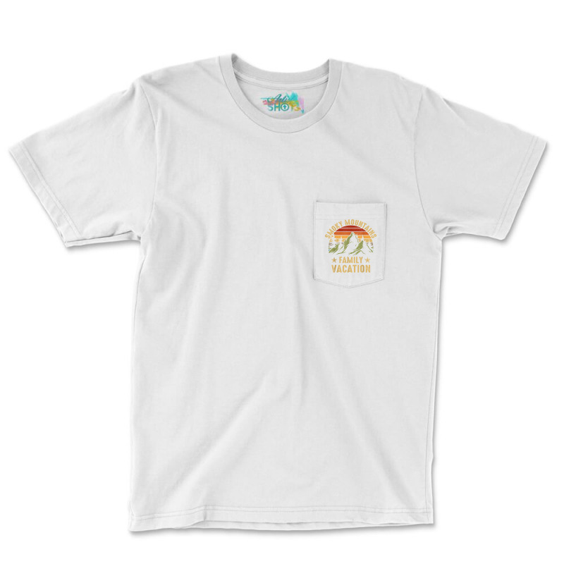 Smoky Mountains Family Vacation Hiking Camping Tennessee Tn T Shirt Pocket T-shirt | Artistshot