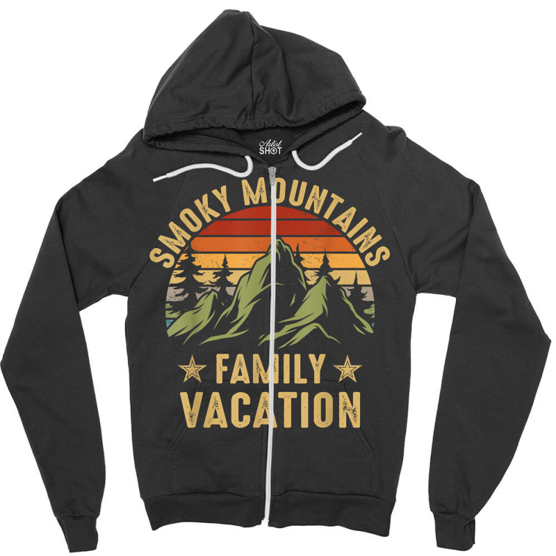 Smoky Mountains Family Vacation Hiking Camping Tennessee Tn T Shirt Zipper Hoodie | Artistshot