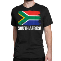 South Africa Flag Pride Patriotic Born South African Gift T Shirt Classic T-shirt | Artistshot