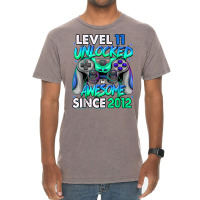 Vintage 11 Year Old Birthday Unlocked Awesome Since 2012 T Shirt Vintage T-shirt | Artistshot