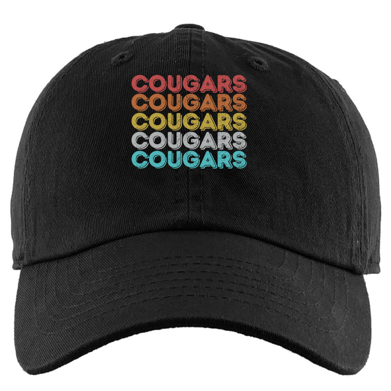 Vintage Retro Cougars Pullover Hoodie Kids Cap by cm-arts | Artistshot