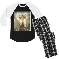 Hd. The Moon And The Stars, (number 1 From Serie Of 4) By Alphonse Muc Men's 3/4 Sleeve Pajama Set | Artistshot