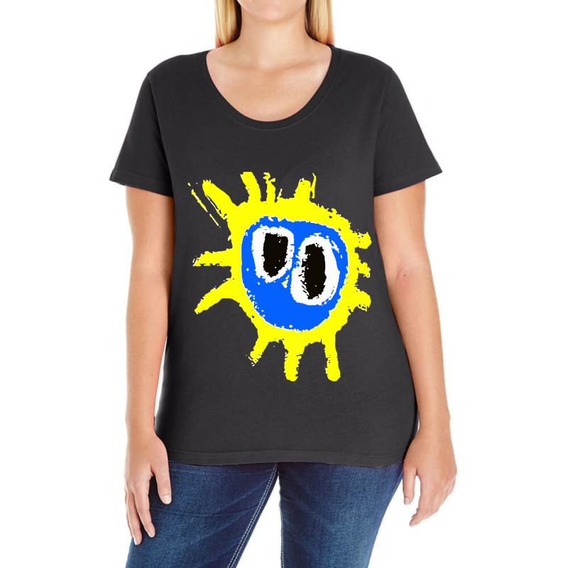 Primal Scream Ladies Curvy T-Shirt by cm-arts | Artistshot