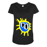 Primal Scream Maternity Scoop Neck T-shirt | Artistshot