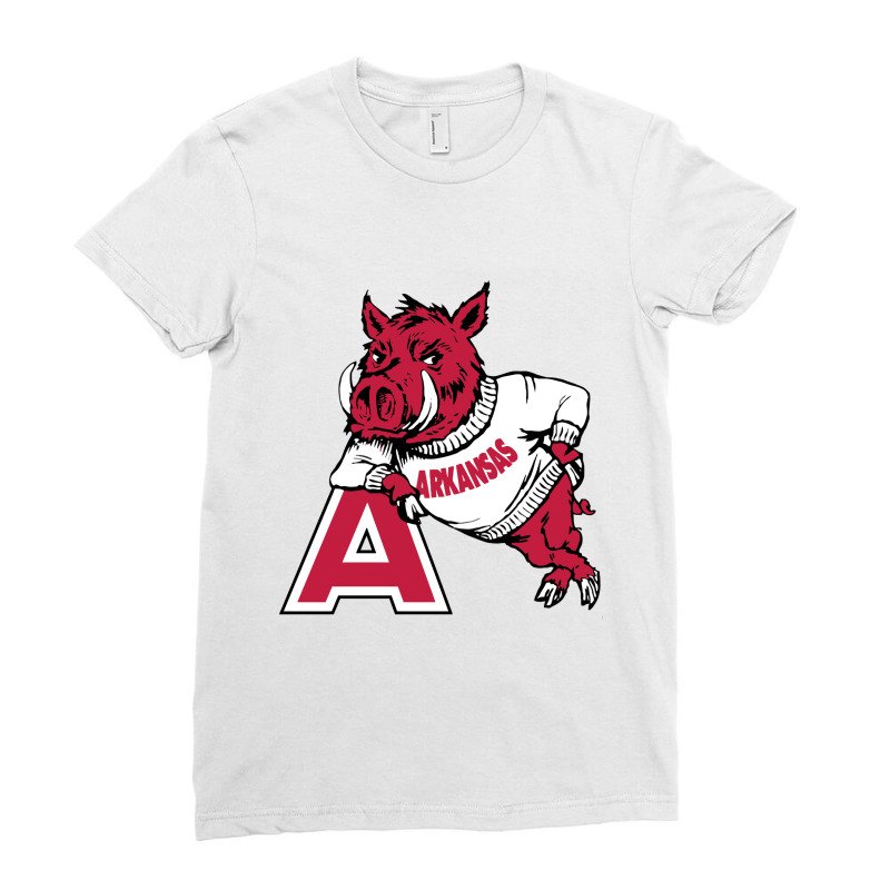 Arkansas, Arkansas Football, Arkansas Fans, Arkansas Suppoerter Ladies Fitted T-Shirt by cm-arts | Artistshot