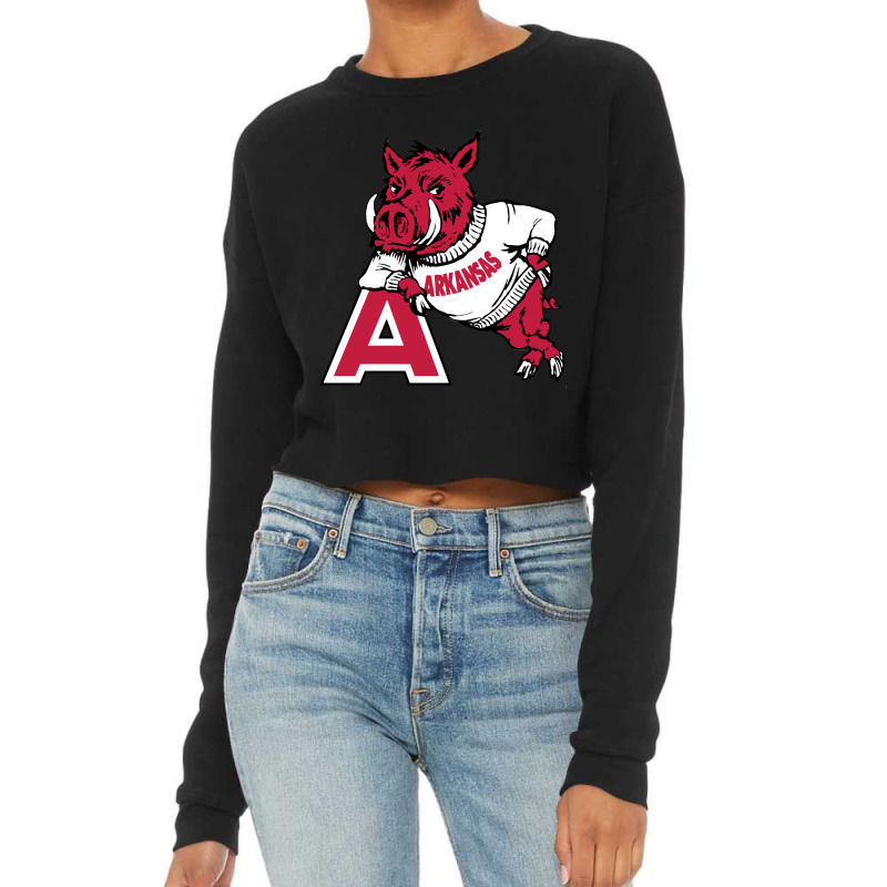 Arkansas, Arkansas Football, Arkansas Fans, Arkansas Suppoerter Cropped Sweater by cm-arts | Artistshot