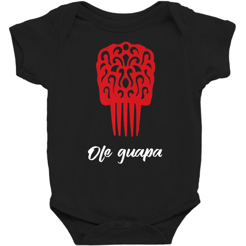 Flamenco Dancer Comb Ole Guapa Premium T Shirt Baby Bodysuit by cm-arts | Artistshot