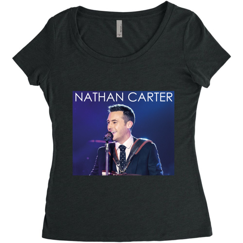 Love Funny Man Nathan Carter Performs On Concert Tour Gifts For Everyo Women's Triblend Scoop T-shirt by cm-arts | Artistshot