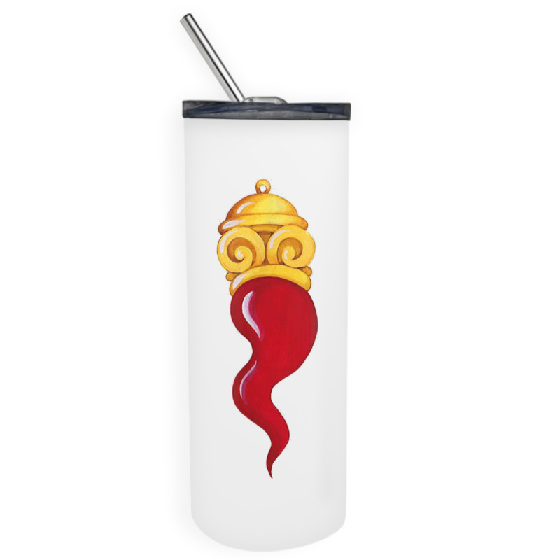 Corno Ionian Horn Red Chilli Neapolitan Good Luck Charm Gift T Shirt Skinny Tumbler | Artistshot