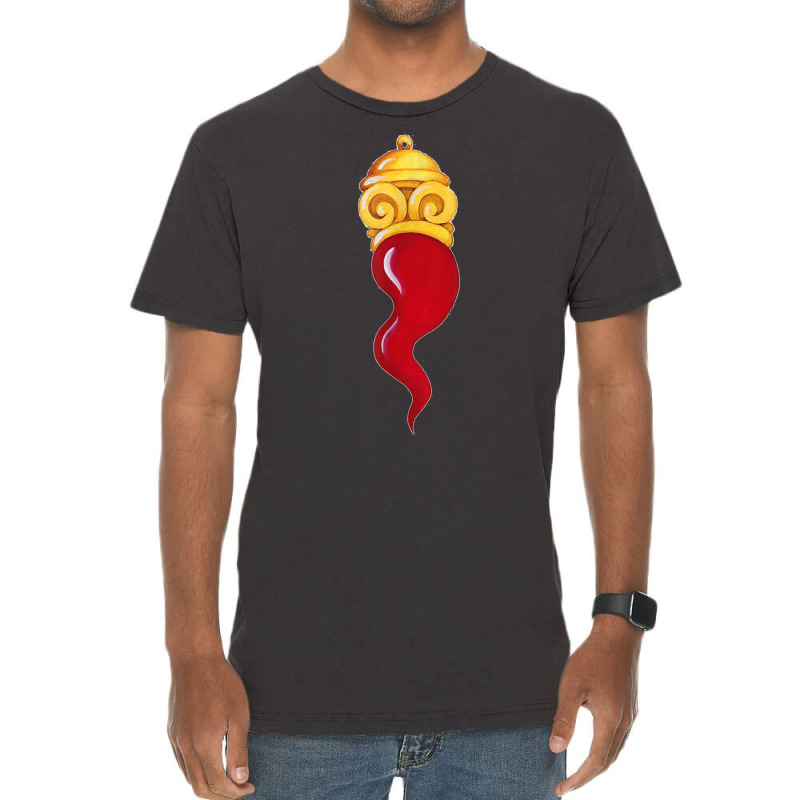 Corno Ionian Horn Red Chilli Neapolitan Good Luck Charm Gift T Shirt Vintage T-shirt | Artistshot