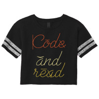 Code And Read Dyslexic Dyslexia Awareness Month T Shirt Scorecard Crop Tee | Artistshot