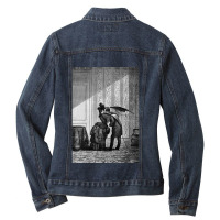 The Vampires Kiss  Max Ernst Ladies Denim Jacket | Artistshot