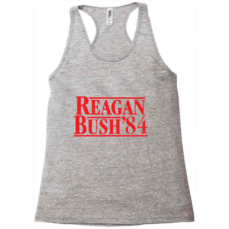 Reagan Bush '84 80's Retro Political Party Racerback Tank by cm-arts | Artistshot