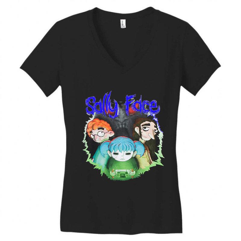 Sally Face Episode Two The Wretched Premium Women's V-Neck T-Shirt by cm-arts | Artistshot