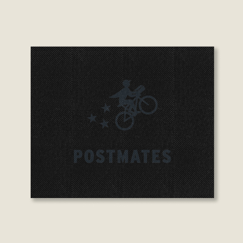 Postmates Gear For Postmates Workers Landscape Canvas Print | Artistshot