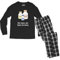 The Boys Are Back In Town  Funny Anesthesia Shirt  Anesthesiologist An Men's Long Sleeve Pajama Set | Artistshot