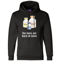 The Boys Are Back In Town  Funny Anesthesia Shirt  Anesthesiologist An Champion Hoodie | Artistshot