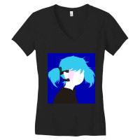 Sally Face Long Women's V-neck T-shirt | Artistshot