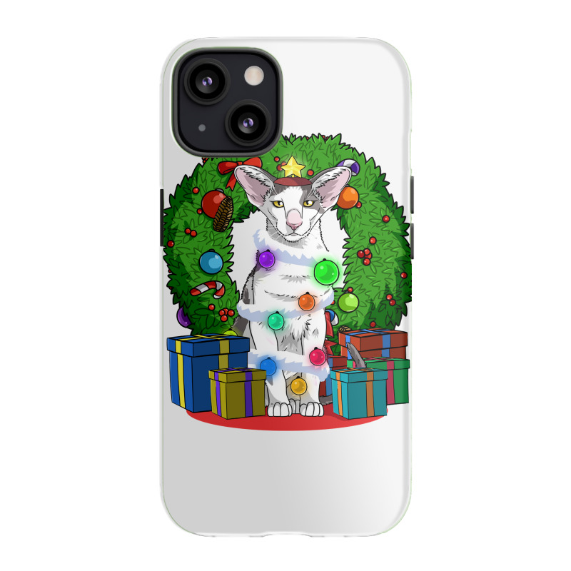 Oriental Shorthair Cat Christmas Tree X Mas Santa Long Sleeve T Shirt Iphone 13 Case | Artistshot