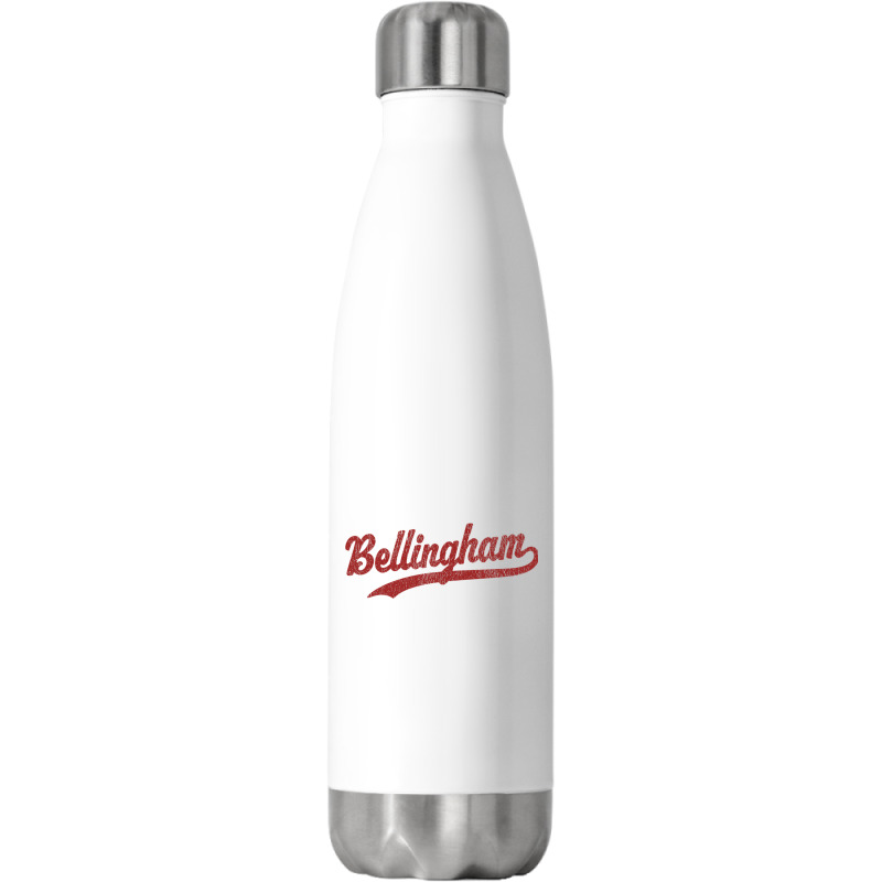 Bellingham Washington Wa Vintage Sports Graphic Premium T Shirt Stainless Steel Water Bottle | Artistshot