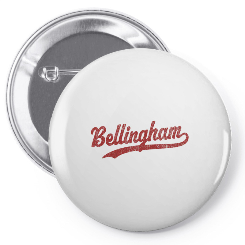 Bellingham Washington Wa Vintage Sports Graphic Premium T Shirt Pin-back Button | Artistshot