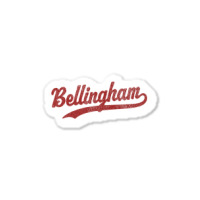 Bellingham Washington Wa Vintage Sports Graphic Premium T Shirt Sticker | Artistshot