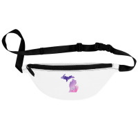 Cute Pink I Love Michigan Pure Michigander T Shirt Fanny Pack | Artistshot