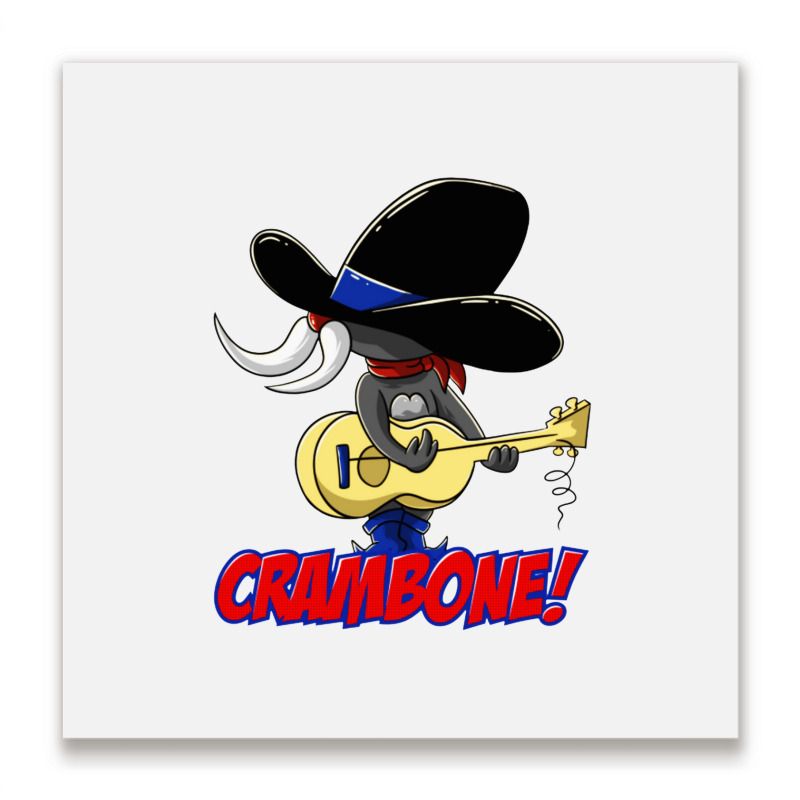 Uncle Pecos Crambone Metal Print Square | Artistshot