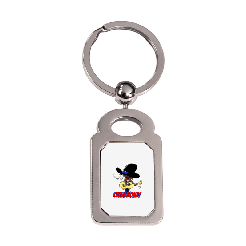 Uncle Pecos Crambone Silver Rectangle Keychain | Artistshot