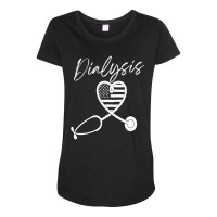 Dialysis Technician Nurse   Kidney Heartbeat Sweatshirt Maternity Scoop Neck T-shirt | Artistshot