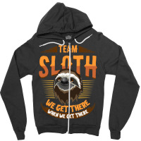 Sloth  For Slow Runners Running Teams ) Zipper Hoodie | Artistshot