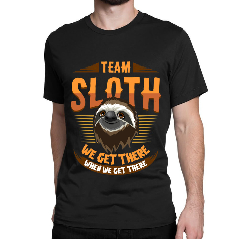 Sloth  For Slow Runners Running Teams ) Classic T-shirt by cm-arts | Artistshot