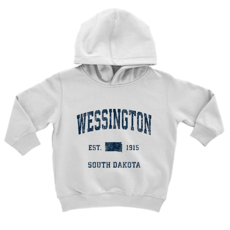 Wessington South Dakota Sd Vintage Athletic Navy Sports Desi Tank Top Toddler Hoodie | Artistshot