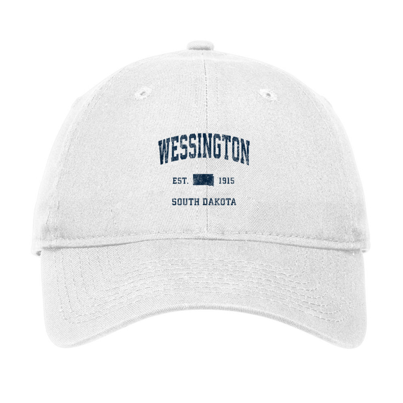 Wessington South Dakota Sd Vintage Athletic Navy Sports Desi Tank Top Adjustable Cap | Artistshot