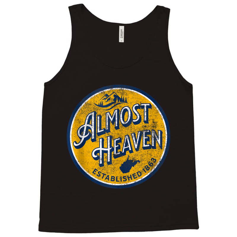 West Virginia Almost Heaven 304 Map Home Tank Top Tank Top | Artistshot