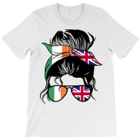 Ireland And Great Britain Mix Uk Half Irish Half British Long Sleeve T T-shirt | Artistshot