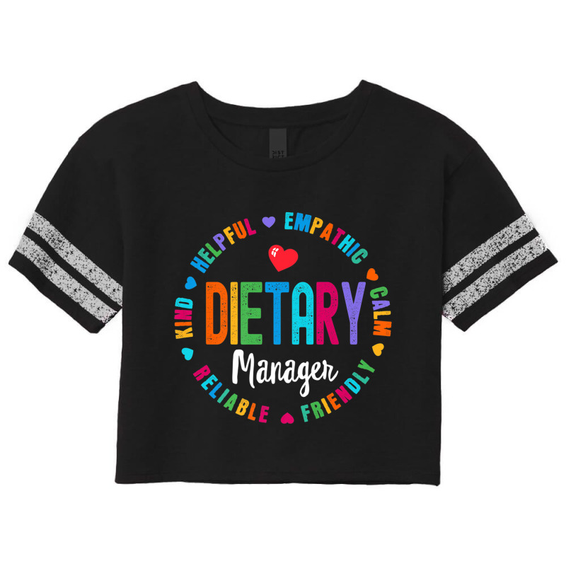 Dietary Manager Appreciation Week Healthcare Dietitian Squad Premium T Scorecard Crop Tee by cm-arts | Artistshot