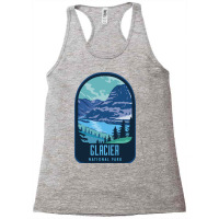 Glacier National Park Retro Racerback Tank | Artistshot