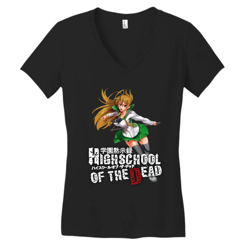 High School Of The  (hotd)  Rei Women's V-Neck T-Shirt by cm-arts | Artistshot