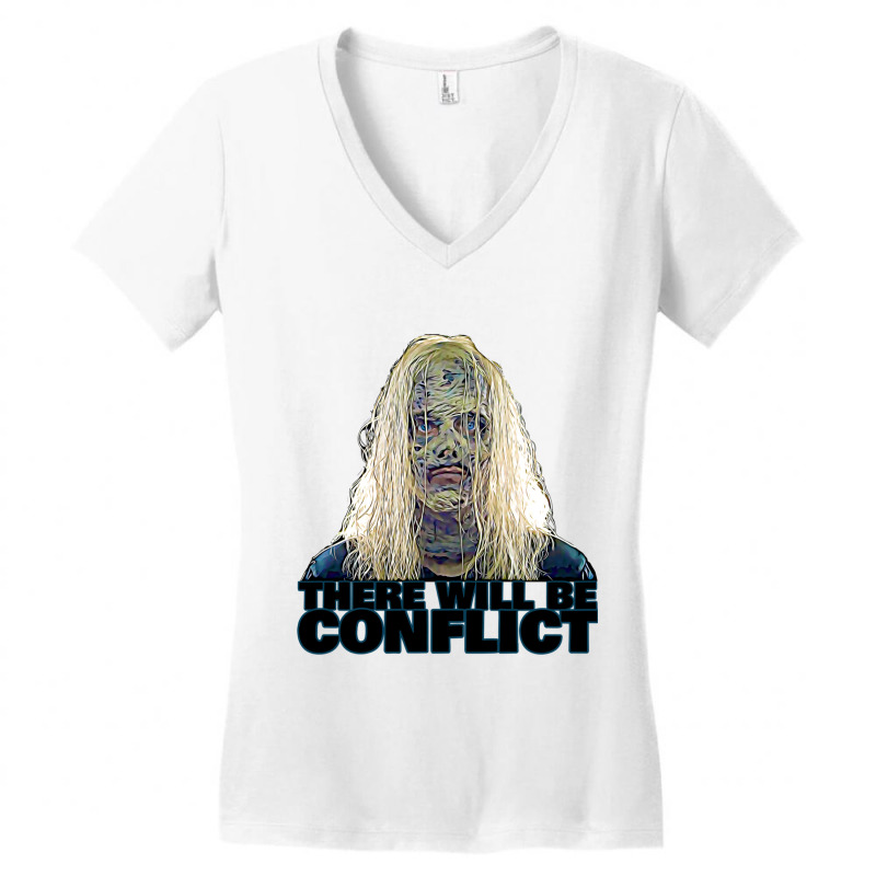 There Will Be Conflict Women's V-Neck T-Shirt by SEANMCDONOUGH | Artistshot