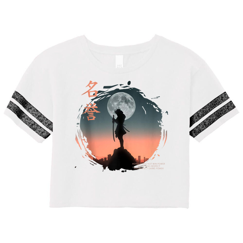 Futuristic Ghost Samurai Japanese Cyberpunk Samurai Warrior Tank Top Scorecard Crop Tee by cm-arts | Artistshot