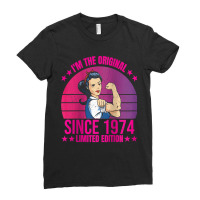 Womens I'm The Original Since 1974 Limited Edition Cool Style Retro Ra Ladies Fitted T-shirt | Artistshot