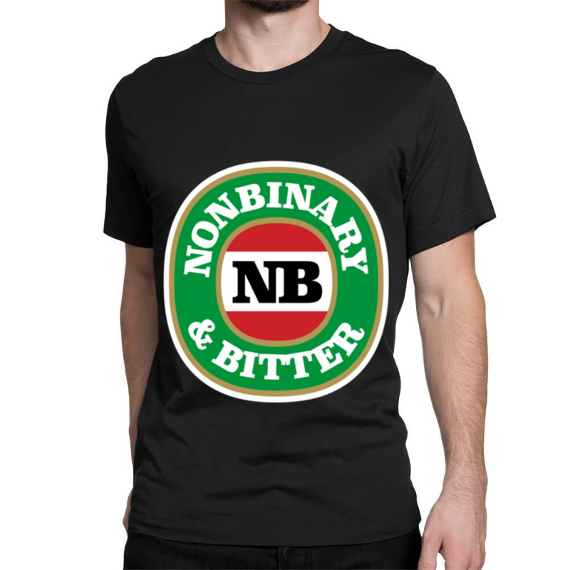 Nb Nonbinary Amp Bitter (pocket Print) Classic T-shirt by cm-arts | Artistshot