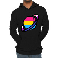 Planet Pauid  Genderfluid Panual Pride Saturn Lightweight Hoodie | Artistshot