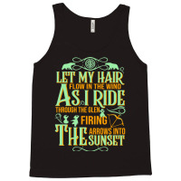 Let My Hair Flow In The Wind Tank Top | Artistshot