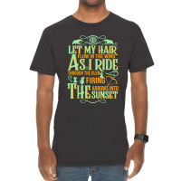 Let My Hair Flow In The Wind Vintage T-shirt | Artistshot