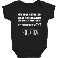 City Pride American Loving My City Name Travel Phoenix Tank Top Baby Bodysuit | Artistshot