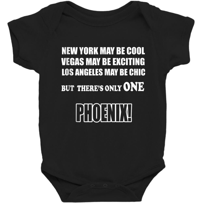 City Pride American Loving My City Name Travel Phoenix Tank Top Baby Bodysuit by cm-arts | Artistshot